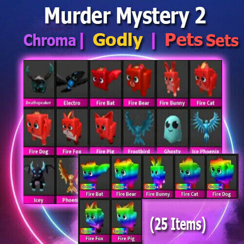 Chroma Pet + Godly Pet Set (25 Items)
